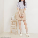 バックリボンフリルブラウス