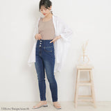 【メール便】ヘンリーネックリブタンクトップ