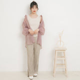 【メール便】ヘンリーネックリブタンクトップ