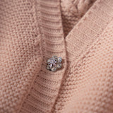 バックレースアップチュニックカーディガン【ニット】