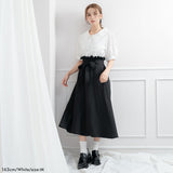 【メール便】刺繍襟胸ポケットブラウス