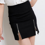 【メール便】リングジップオープンセクシーミニスカート