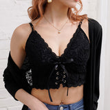 セクシーレースブラトップキャミソール