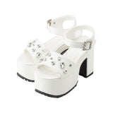 きらきらビジューサンダル