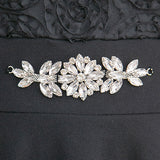 バラレースウエストビジューフレアドッキングワンピース