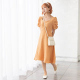 フロントギャザーワンピース