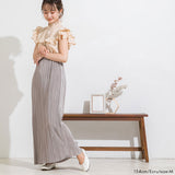 【メール便】ヨークフリルスタンドカラーブラウス