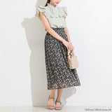 【メール便】ヨークフリルスタンドカラーブラウス