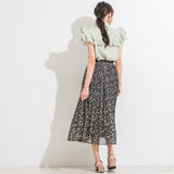 【メール便】ヨークフリルスタンドカラーブラウス