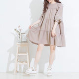 2WAYリボンティアードワンピース