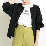 美肌映えラグランボリュームニットカーディガン