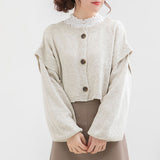 コンパクトスラブカーディガン【ニット】