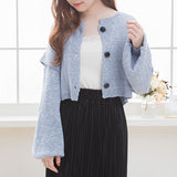 コンパクトスラブカーディガン【ニット】