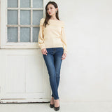 カシミヤタッチオフショルニットトップス