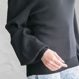 カシミヤタッチオフショルニットトップス