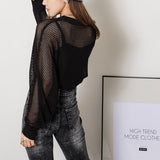 チョーカーデザインレイヤードショートカーディガン【ニット】