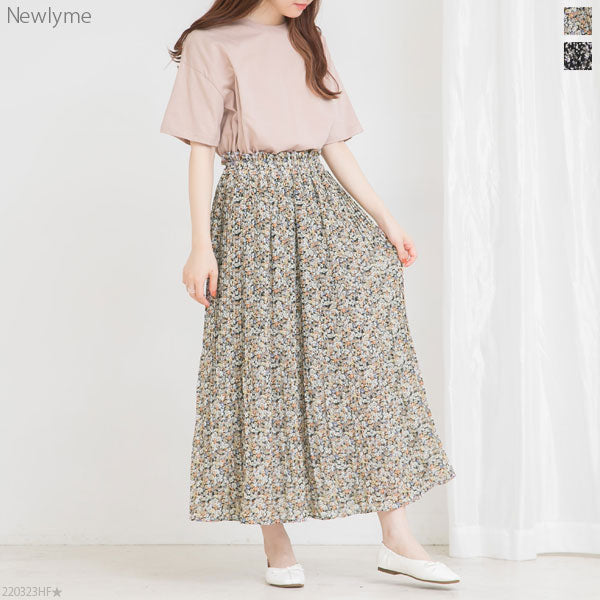 ケシプリーツスカート Jewelobe スカート 小花柄ケシプリーツスカート : ZOZOTOWN Yahoo!店