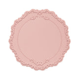 【メール便】レース柄シリコンンマット【小】