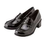 選べるヒールローファーパンプス