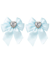 シューズ用ビジューリボンクリップ