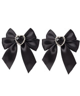 シューズ用ビジューリボンクリップ