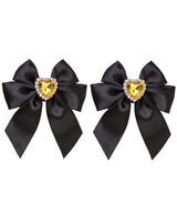 シューズ用ビジューリボンクリップ