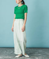 【メール便】洗えるランダムリブニットトップス