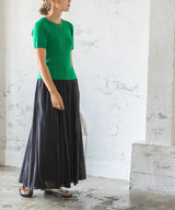 【メール便】洗えるランダムリブニットトップス