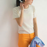 【メール便】洗えるランダムリブニットトップス