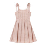 プリーツスカートジャンスカワンピース