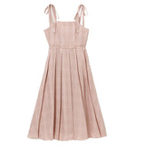 プリーツスカートジャンスカワンピース