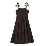 プリーツスカートジャンスカワンピース