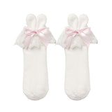 【メール便】うさ耳フリルレースソックス