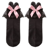 【メール便】うさ耳フリルレースソックス