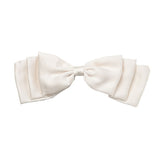 3重サテンリボンバレッタ