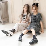 スクエアトゥベルトローファーパンプス