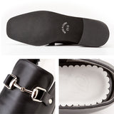 スクエアレディローファーパンプス