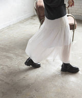 ティアードシャツカラーワンピース