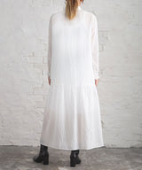 ティアードシャツカラーワンピース