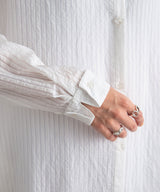 ティアードシャツカラーワンピース