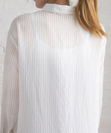 ティアードシャツカラーワンピース