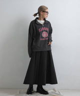 ハーフジップロゴ裏起毛スウェット