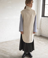 ハイネックニットベストチュニック