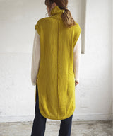 ハイネックニットベストチュニック