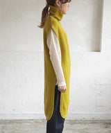 ハイネックニットベストチュニック