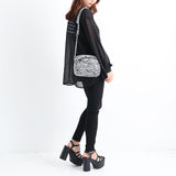 バックメッセージプリントシアーシャツ