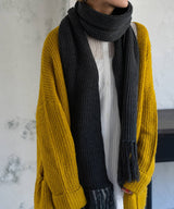 ニットロングマフラー