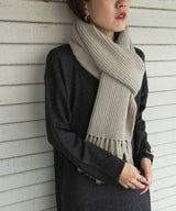 ニットロングマフラー