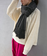 ニットロングマフラー