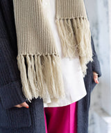 ニットロングマフラー